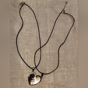 Ying Yang Cat Pendant Necklace